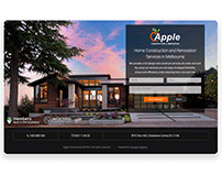 Apple Construction & Renovation Website Design