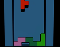 tetris game animation