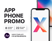 iPhone X - App Presentation | After Effects Template