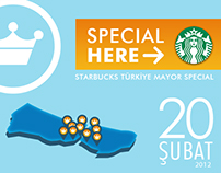 Starbucks Turkey 1st Foursquare Campaign Infographic
