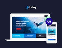Briny | Scuba Diving & Water Sports WordPress Theme