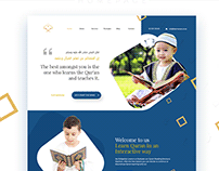 Learn Quran Academy website UI/UX Design