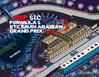 F1 Saudi Arabian Grand Prix 2023 Circuit & Event Map