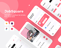 Jobsquare - Job vacancy UI KIT