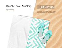 Beach Towel Mockup
