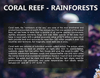 Infographic on Coral reefs