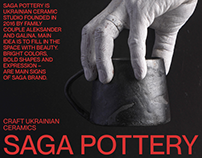 Saga Pottery - e-commerce website
