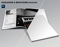 Magazine & Brochures Mockups