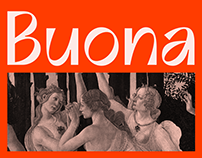 Buona Display: Stylish, Quirky, Expressive Typeface