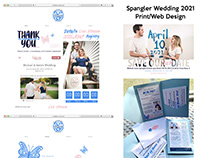 Spangler Wedding Print & Web Design 2021