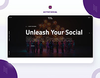 Active Social Premium UI UX Design