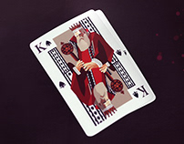 Two traditional playing cards