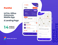 Panthó: Mobile UI Kit for Office Commute