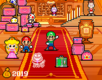 8-bit Luigi's Mansion 3 - Check-in