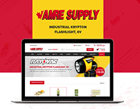 Home page for Machine Part Distributor company
