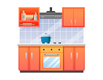 Kitchen Design Illustration 03