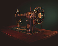Old "Singer" sewing machine