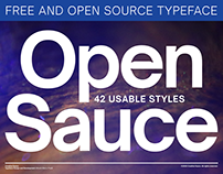 Open Sauce Sans Typeface