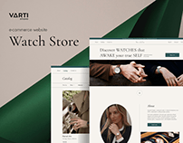 Watch Store: UI/UX Design | eCommerce Website