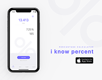 Easy Percentage Calculator for iPhone — i know percent