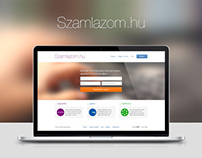 Szamlazom.hu - web app design