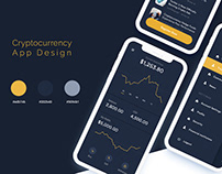 Cryptocurrency App Design