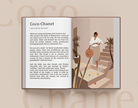 Illustration for the book about Coco Chanel
