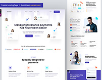 Landing page design for SaaS/Fintech Product.