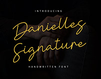 (Freebie) Danielle Signature - Handwritten Font