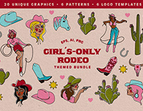 Girls-Only Rodeo: A Themed Graphic Bundle