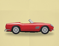 Os carros do Cinema - Ferrari Spyder 250 GT SWB - 1962