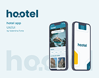 Hootel - UX/UI - hotel app