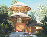 Balinese Bamboo Villa