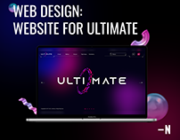 Web Design. Website for Ultimate (IT/Cybersecurity)