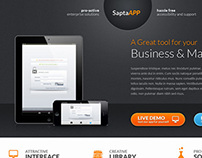 SaptaApp Landing Page Template