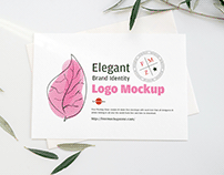 Free Elegant Logo Mockup