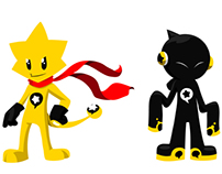 The STARZ Twin Mascot Design