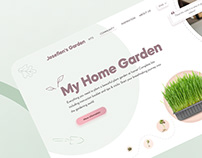 UX/UI design for indoor gardening ecommerce