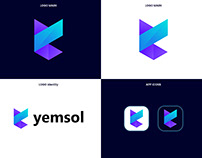 Y Letter Logo-Modern Y Logo - Brand Identity Guidelines