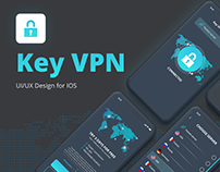 Key VPN Mobile App - UI/UX Design