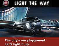 Direct Digital Mail for Fiat's Light The Way Activation