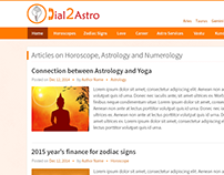 Horoscope website design -2015