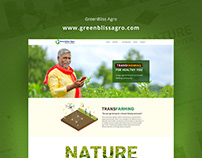 GreenBliss Agro Website Design