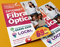 Flyer & Billboard - Internet Fiber Optic Service
