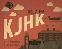 KJHK Programming Poster, Spring 2012
