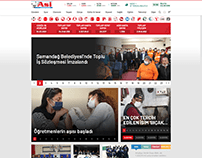 Asi Gazetesi Accepted Redesign News Portal Wordpress