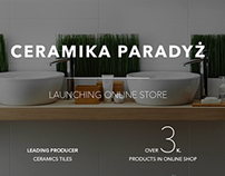 Ceramika Paradyż - Launching online store