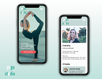Yoga studio / Landing page for yoga teacher
