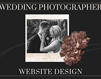 Wedding Photographer Website Design Concept