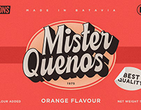 Mister Quenos - Vintage Script Font
